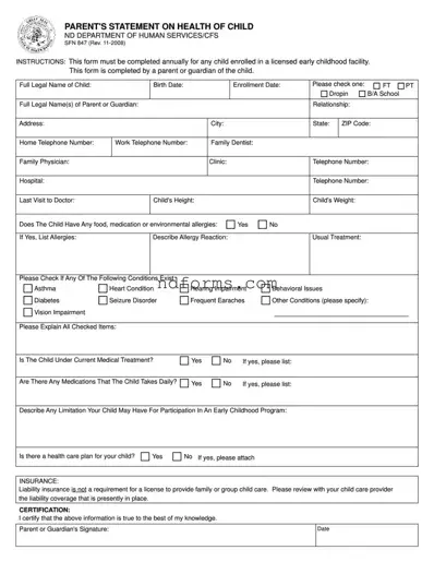 Printable Sfn 847 Template