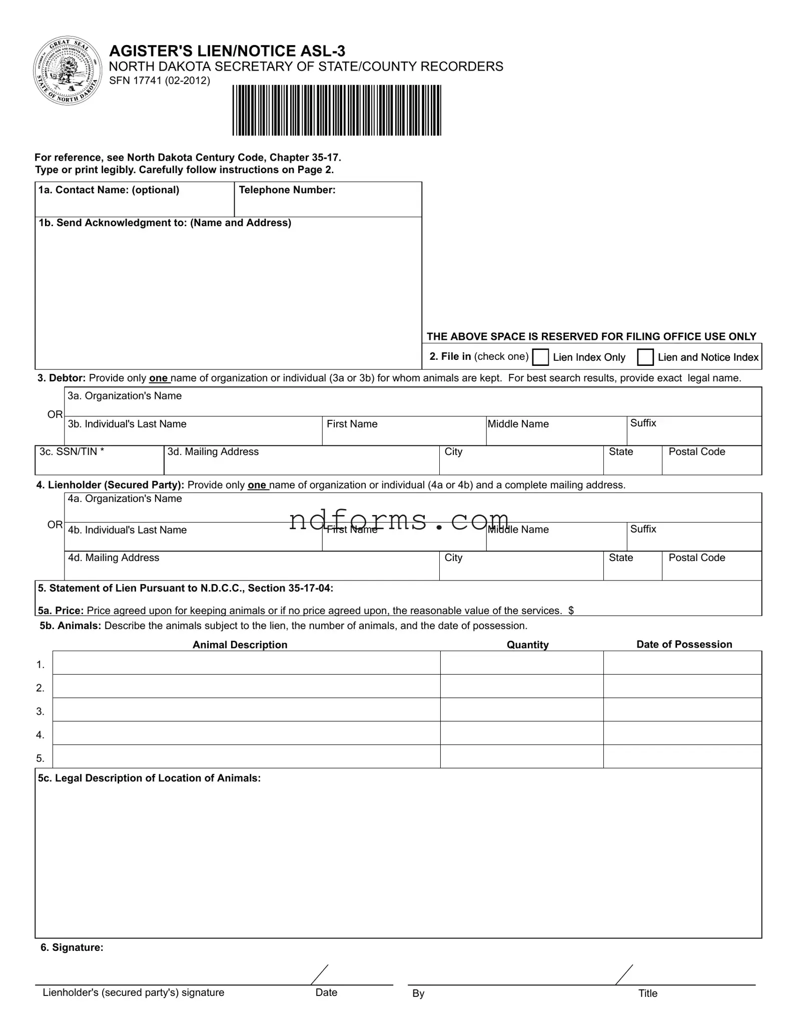 Printable Sfn 17741 Template